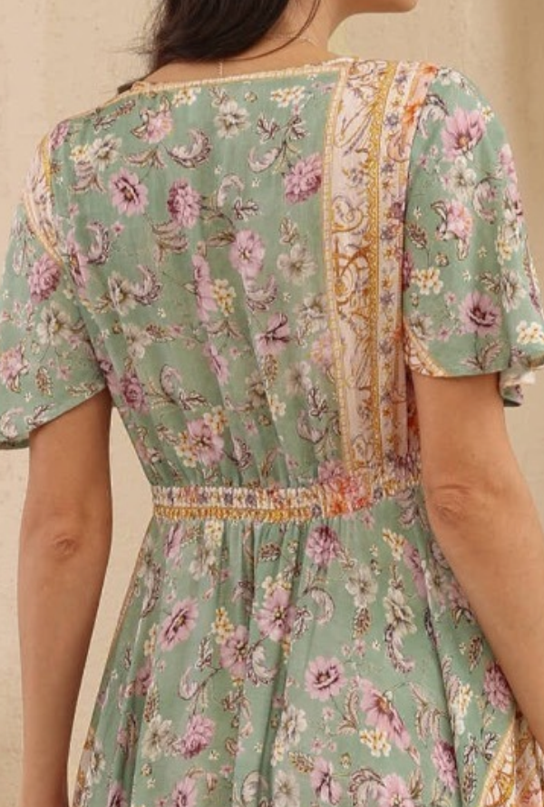 Willow Midi Dress - Sage