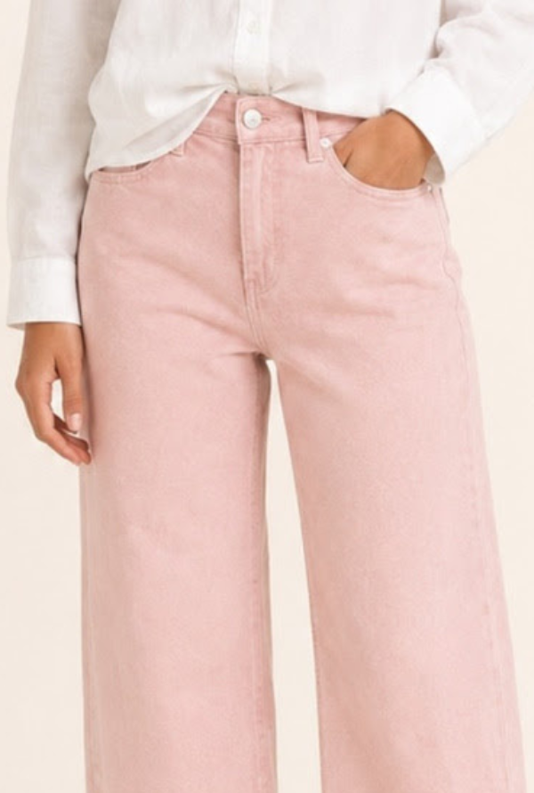 Annabel Crop Jean - Blush