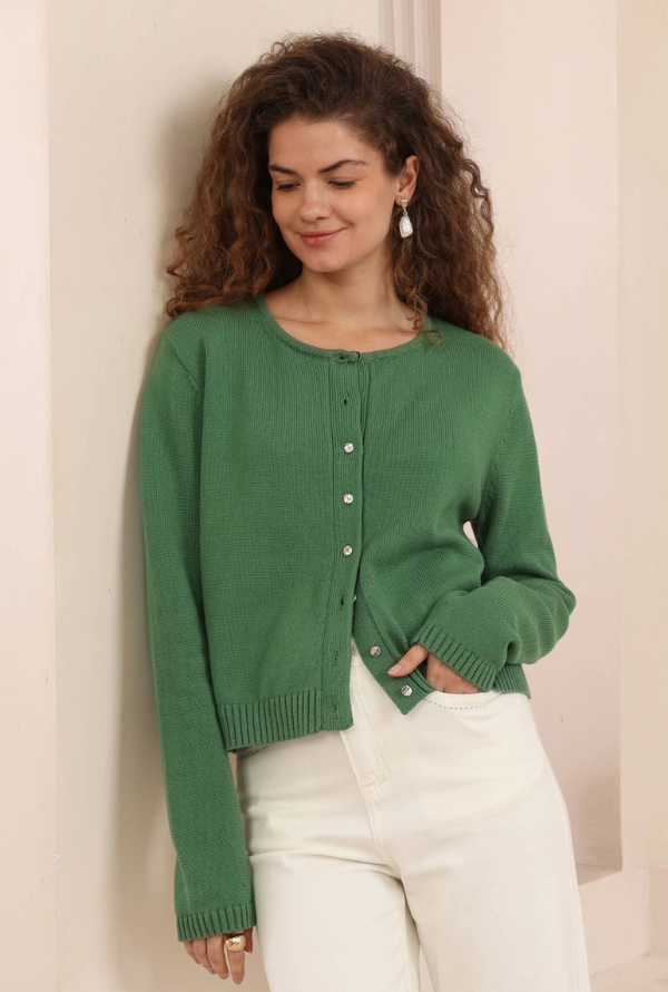 Carrie Cardigan - Green