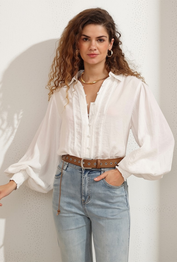 Milana Blouse - White