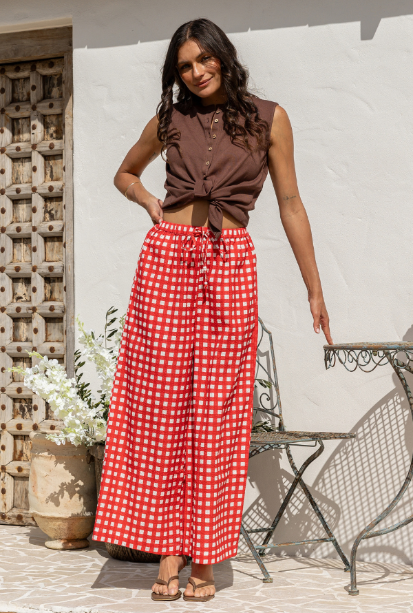 Riviera Pant - Red