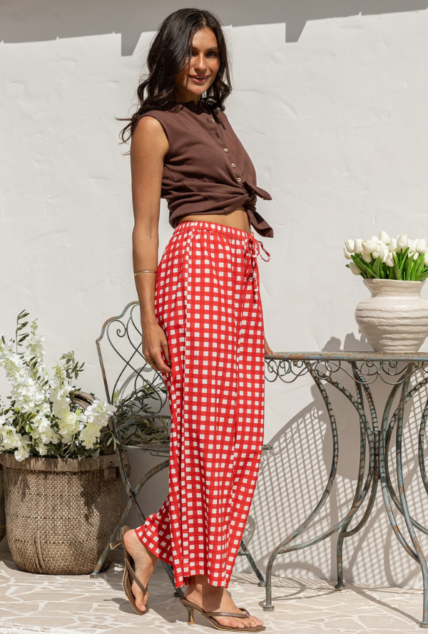 Riviera Pant - Red