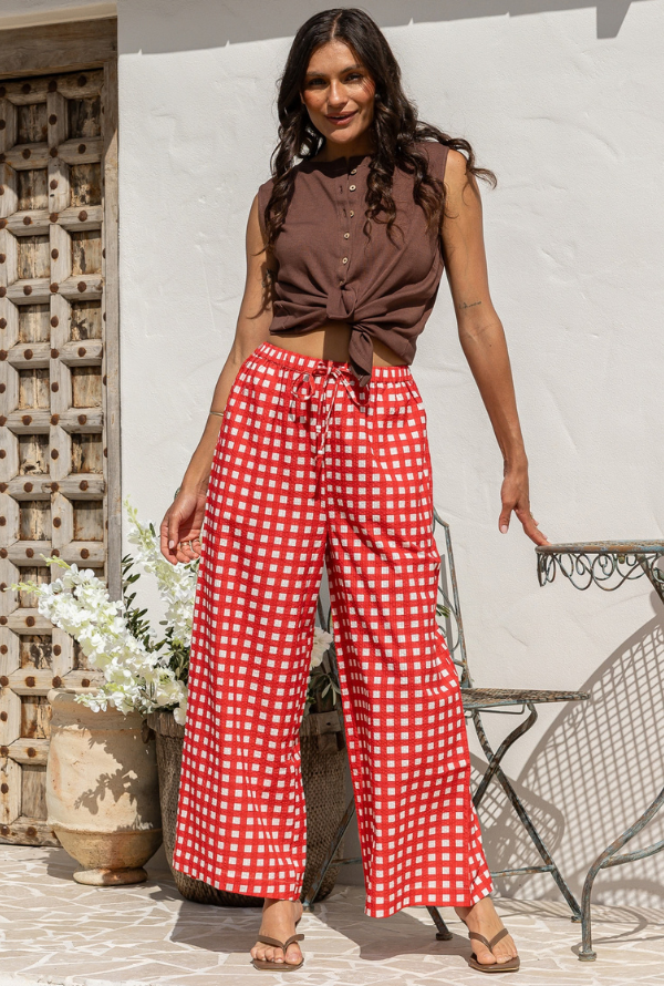 Riviera Pant - Red