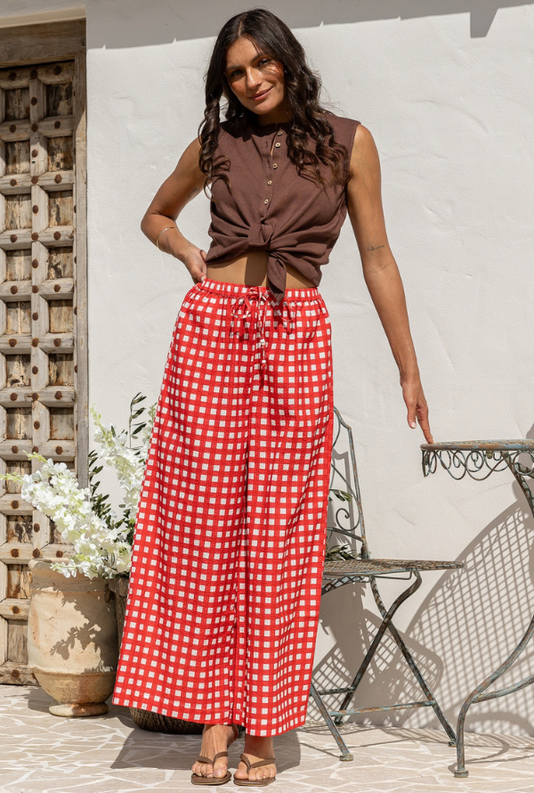 Riviera Pant - Red